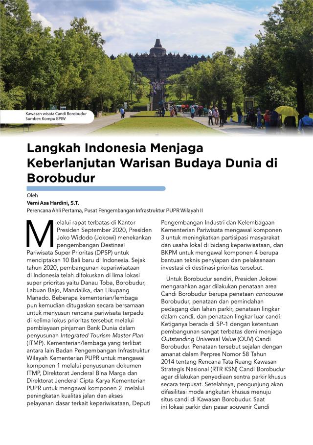 Langkah Indonesia Menjaga Keberlanjutan Warisan Budaya Dunia di Borobudur