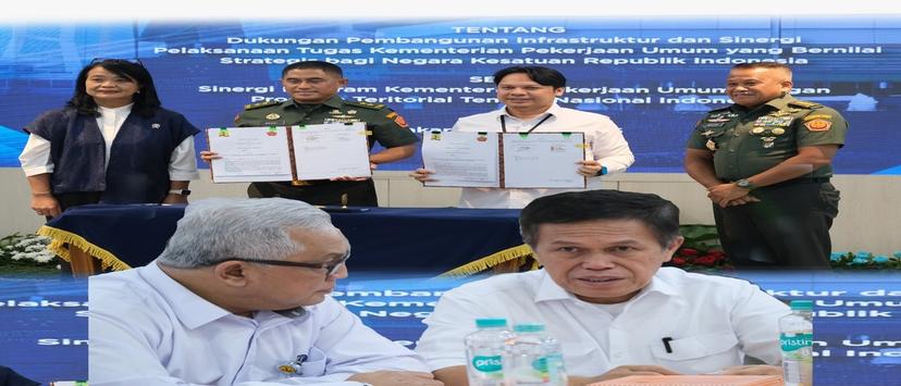 Kolaborasi Pembangunan: Kepala BPIW Hadiri Penandatanganan MoU antara  Kementerian PU dan TNI