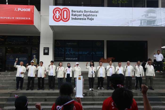 Partisipasi BPIW dalam Pembukaan Baporseni di Lingkungan Kementerian PU