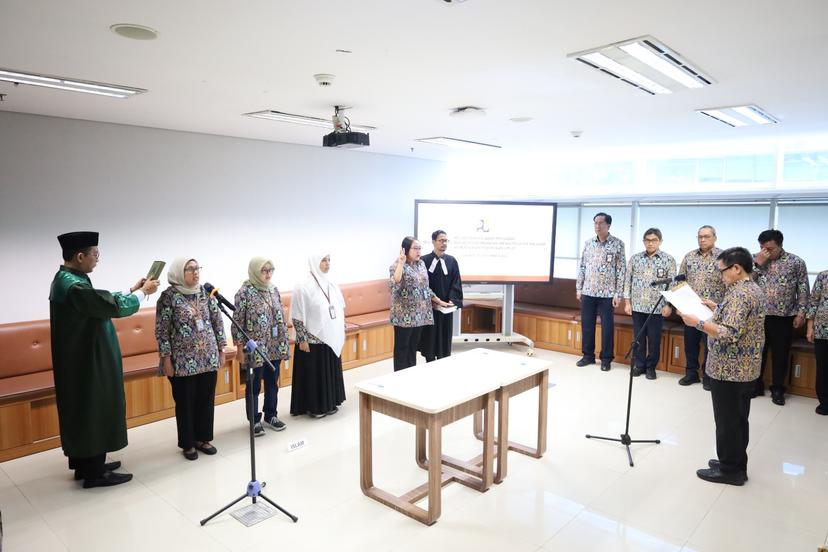 BPIW Lantik Empat Pejabat Pengawas untuk Perkuat Formasi Organisasi