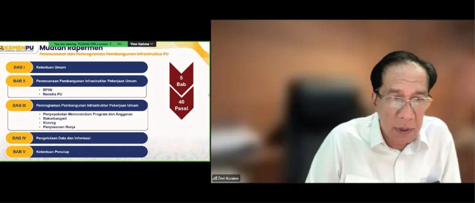 BPIW Bahas Rancangan Peraturan Menteri tentang Perencanaan dan Pemrograman Infrastruktur PU