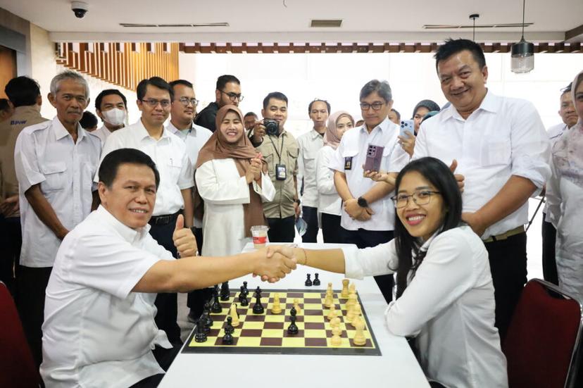 BPIW Sukses Selenggarakan Permainan Catur Simultan Untuk Peringati Hari Bakti PU Ke-80 Tahun 2025