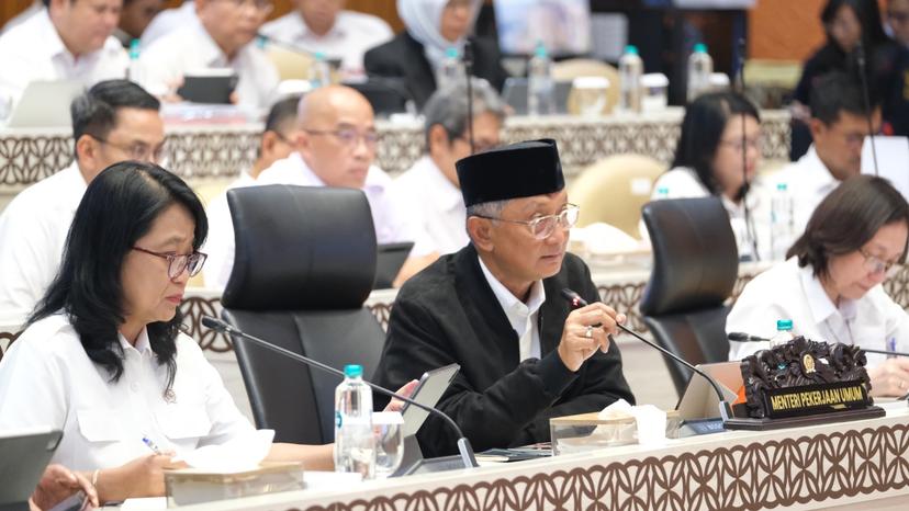 Raker Komisi V DPR dan Kementerian PU Bahas Evaluasi APBN Tahun 2026 serta Hasil Pemeriksaan BPK Tahun 2025