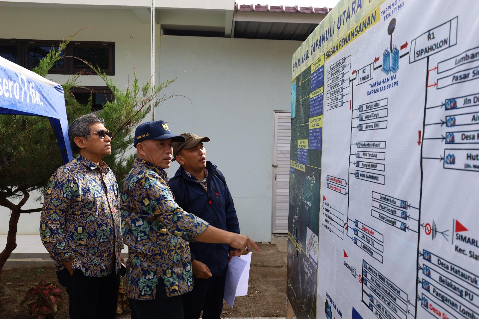 Kepala BPIW Tinjau Infrastruktur Strategis dan Layanan Dasar di Tapanuli Utara