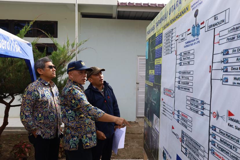 Kepala BPIW Tinjau Infrastruktur Strategis dan Layanan Dasar di Tapanuli Utara