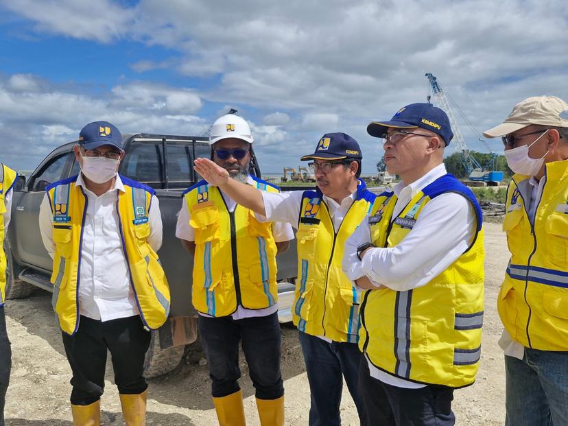 Kepala BPIW Tinjau Infrastruktur Pendukung Swasembada Pangan, Energi, dan Air Nasional di Merauke
