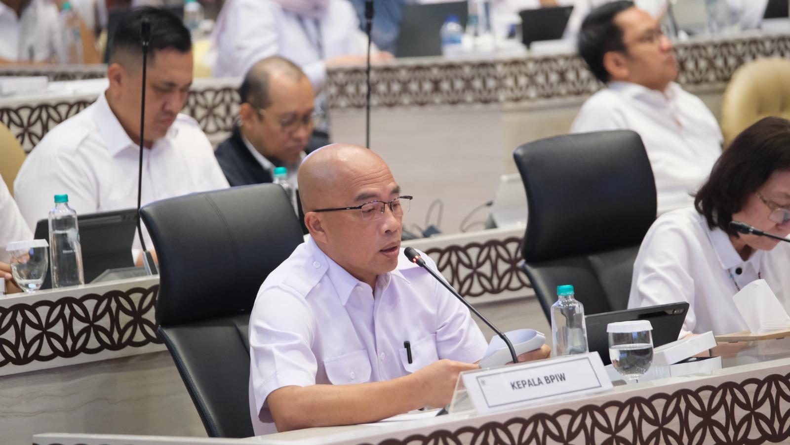 Kepala BPIW Paparkan Program dan Kebutuhan Anggaran Tahun 2027 dalam RDP Komisi V DPR RI