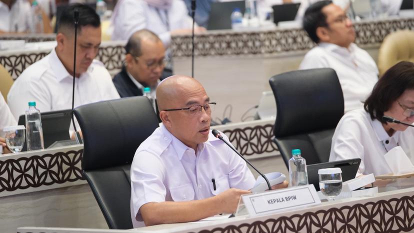 Kepala BPIW Paparkan Program dan Kebutuhan Anggaran Tahun 2027 dalam RDP Komisi V DPR RI