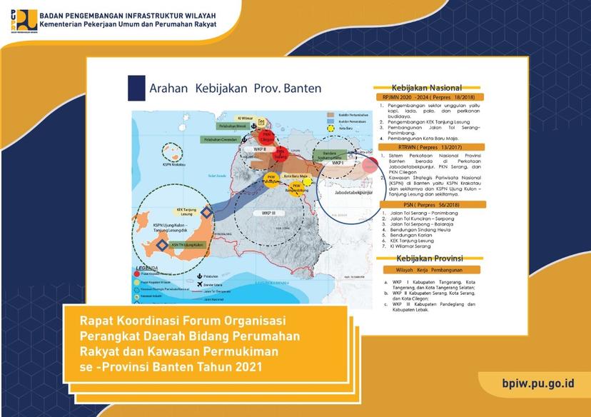 Kementerian PUPR Dukung Pengembangan Provinsi Banten