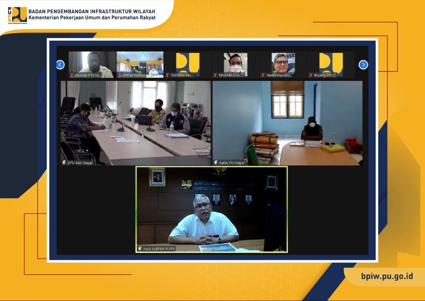 BPIW Bahas Penajaman Program Pembangunan Infrastruktur Kabupaten Mappi