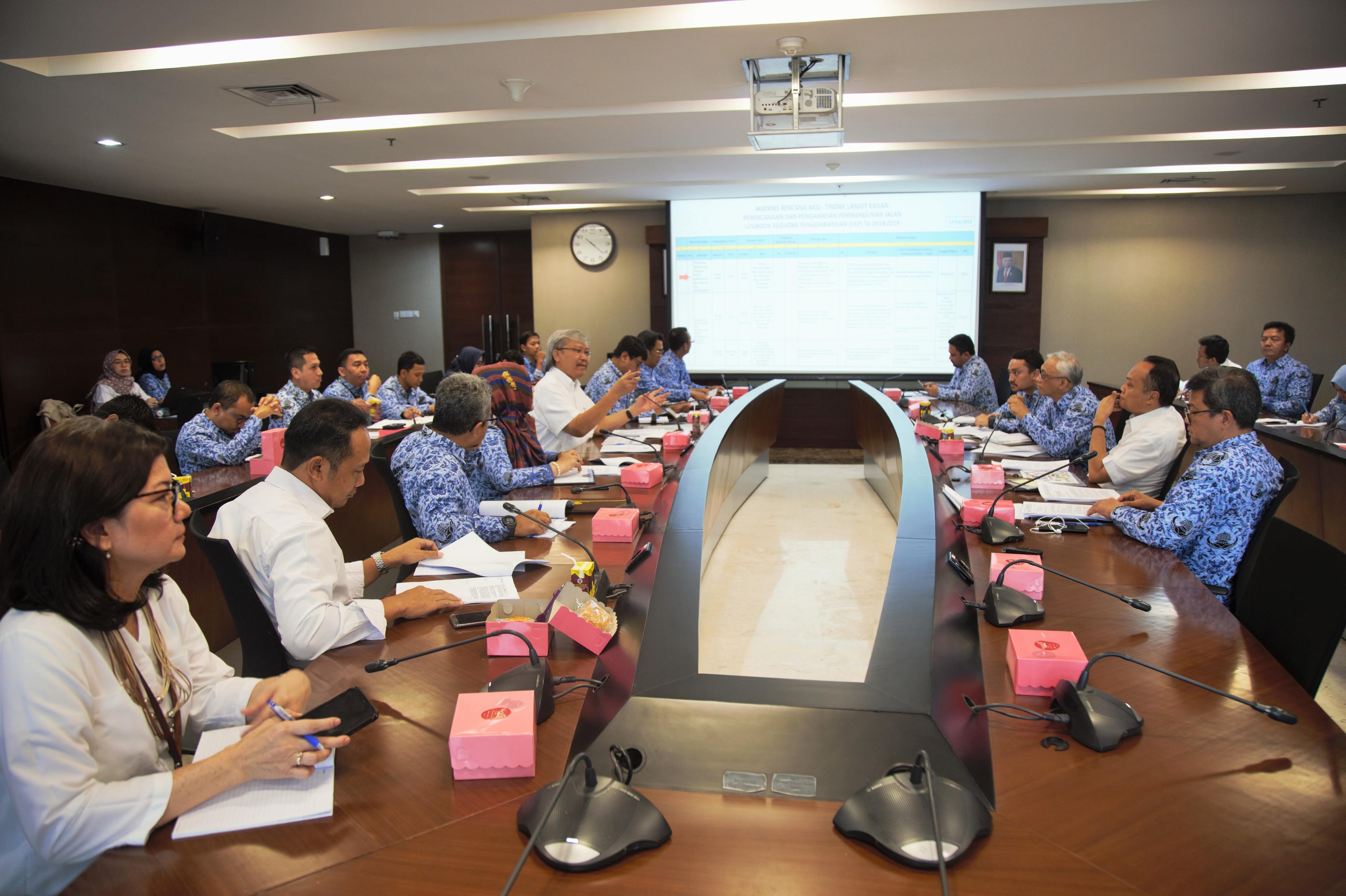 BPIW Lakukan Pertemuan dengan Unor Terkait Rapermen Perencanaan dan Pemrograman PUPR