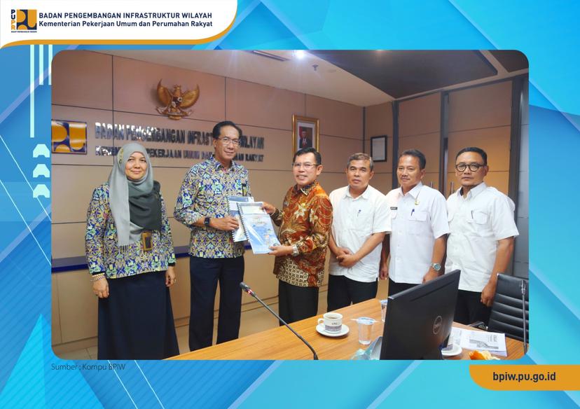 Wali Kota Sungai Penuh Kunjungi BPIW Sampaikan Bencana Banjir