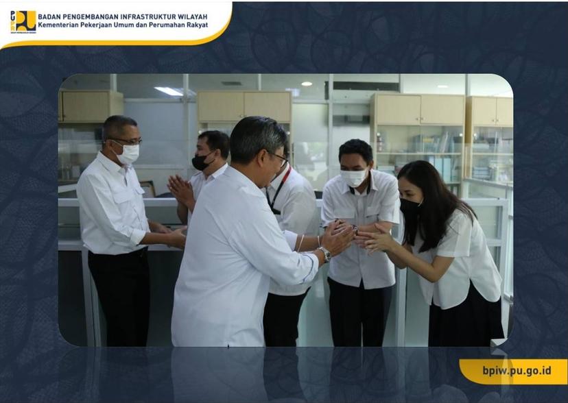 Usai Rapid Tes Antigen, Jajaran BPIW Gelar Silaturahmi Terbatas
