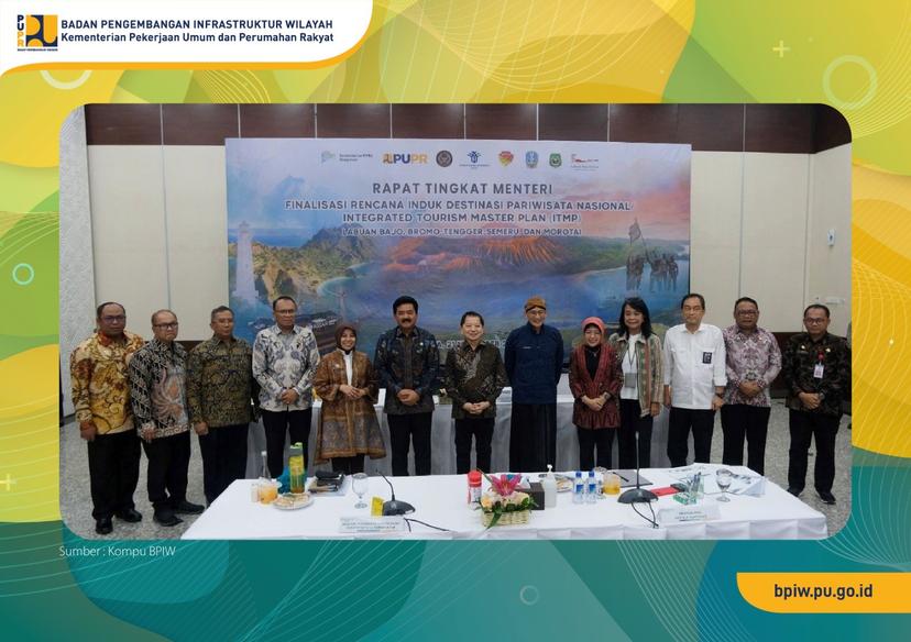 Rapat Tingkat Menteri untuk Finalisasi Integrated Tourism Master Plan/ Rencana Induk Destinasi Pariwisata Nasional (ITMP/RIDPN) Labuan Bajo, Bromo-Tengger-Semeru, dan Morotai