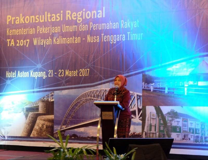 Buka Pra Konreg di Kupang, Sekjen Kementerian PUPR Ajak Semua Pihak Bekerja Efektif dan Efisien 
