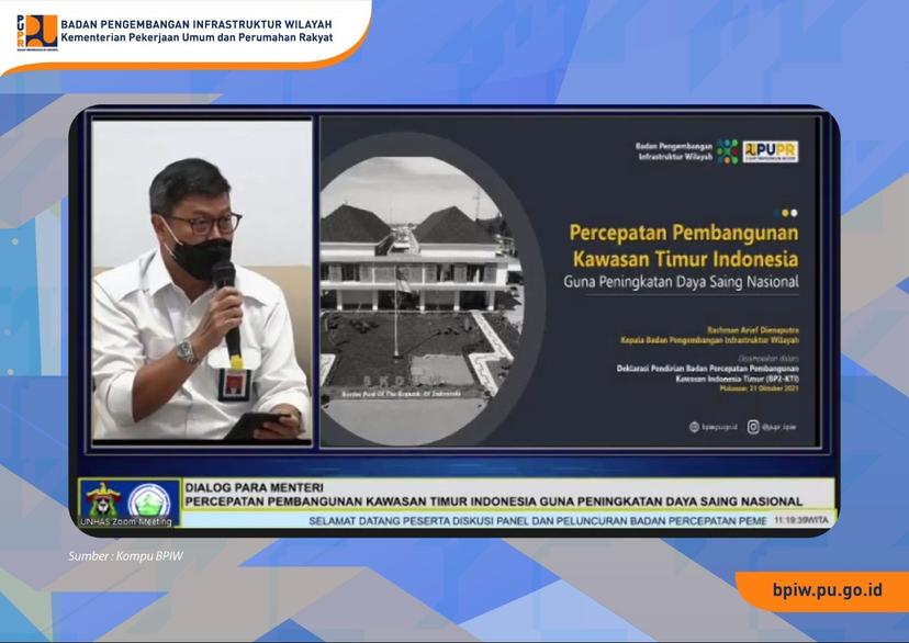 Kementerian PUPR Dorong Pembangunan di Kawasan Timur Indonesia dengan Pendekatan Kewilayahan