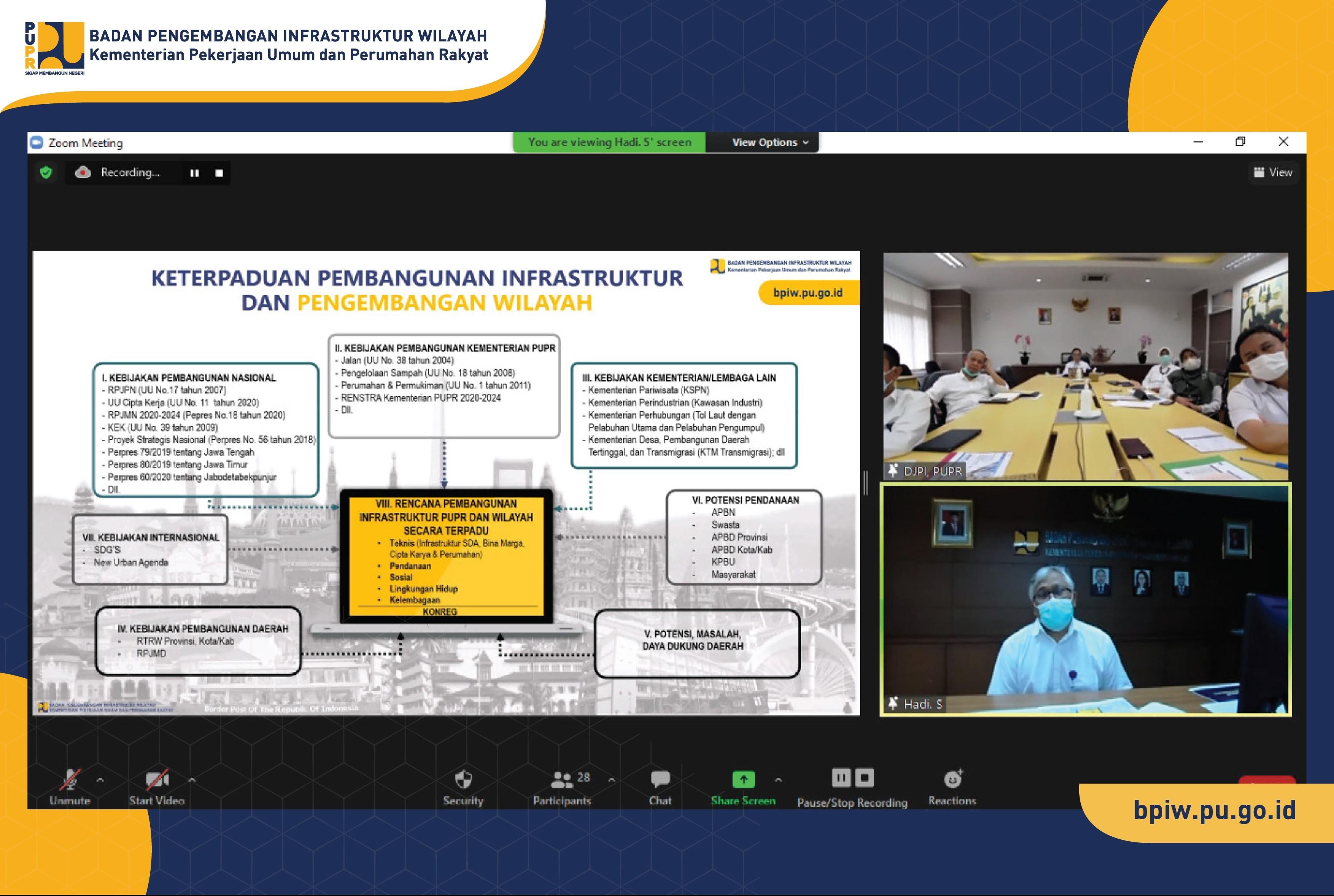 BPIW-DJPI Sepakat Tingkatkan Koordinasi dan Sinkronisasi 