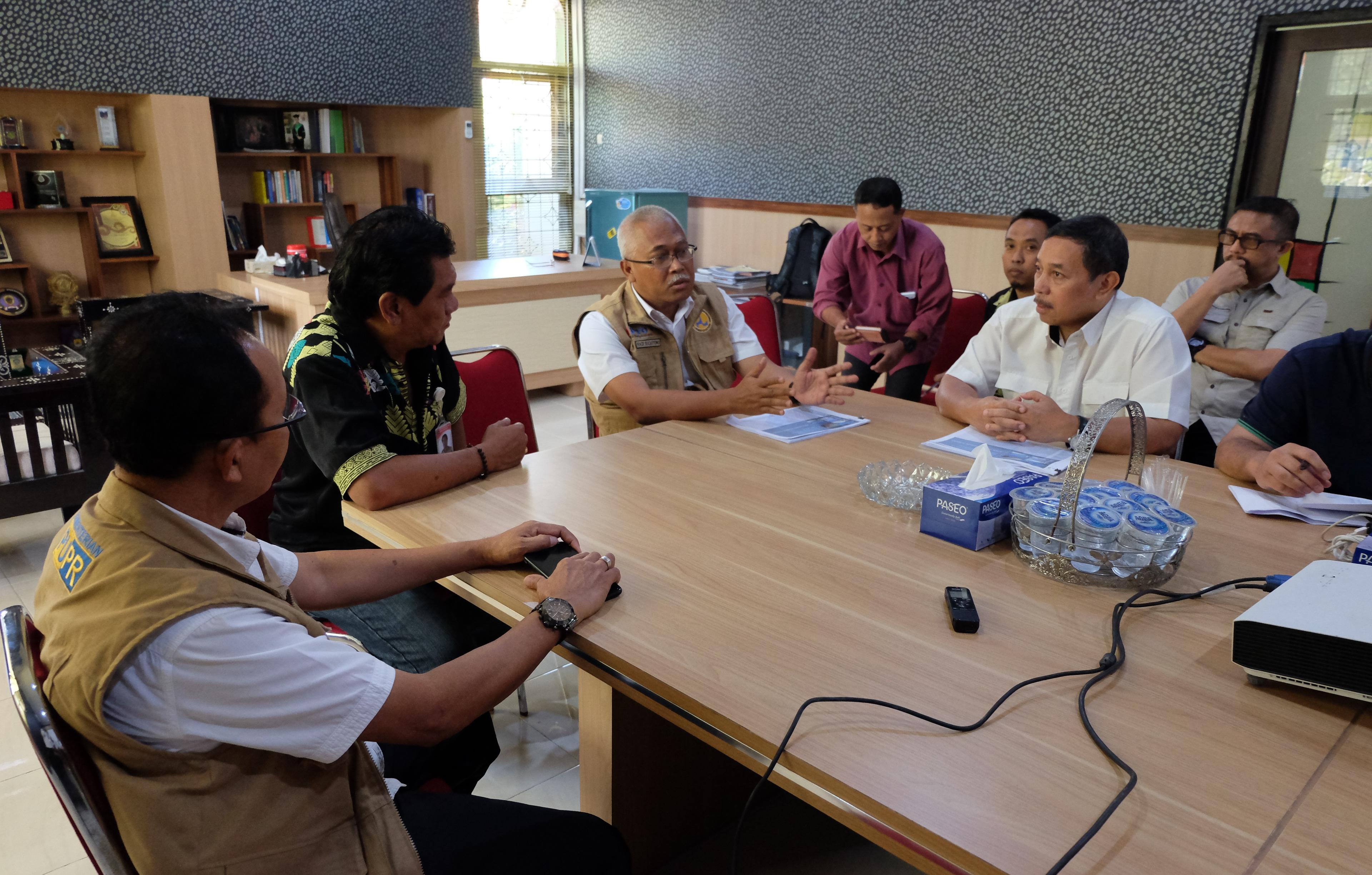 Dorong Pengembangan KPPN, Kepala BPIW Lakukan Audensi dengan Bappeda Lombok Tengah
