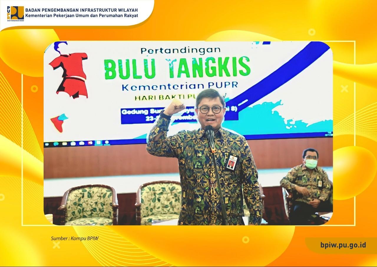 Kejuaraan Bulutangkis Peringatan Hari Bakti (Harbak) PU ke-77 Berlangsung Meriah