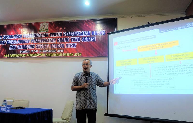 Pelaksanaan Tata Ruang Perlu Dilakukan dengan Komprehensif