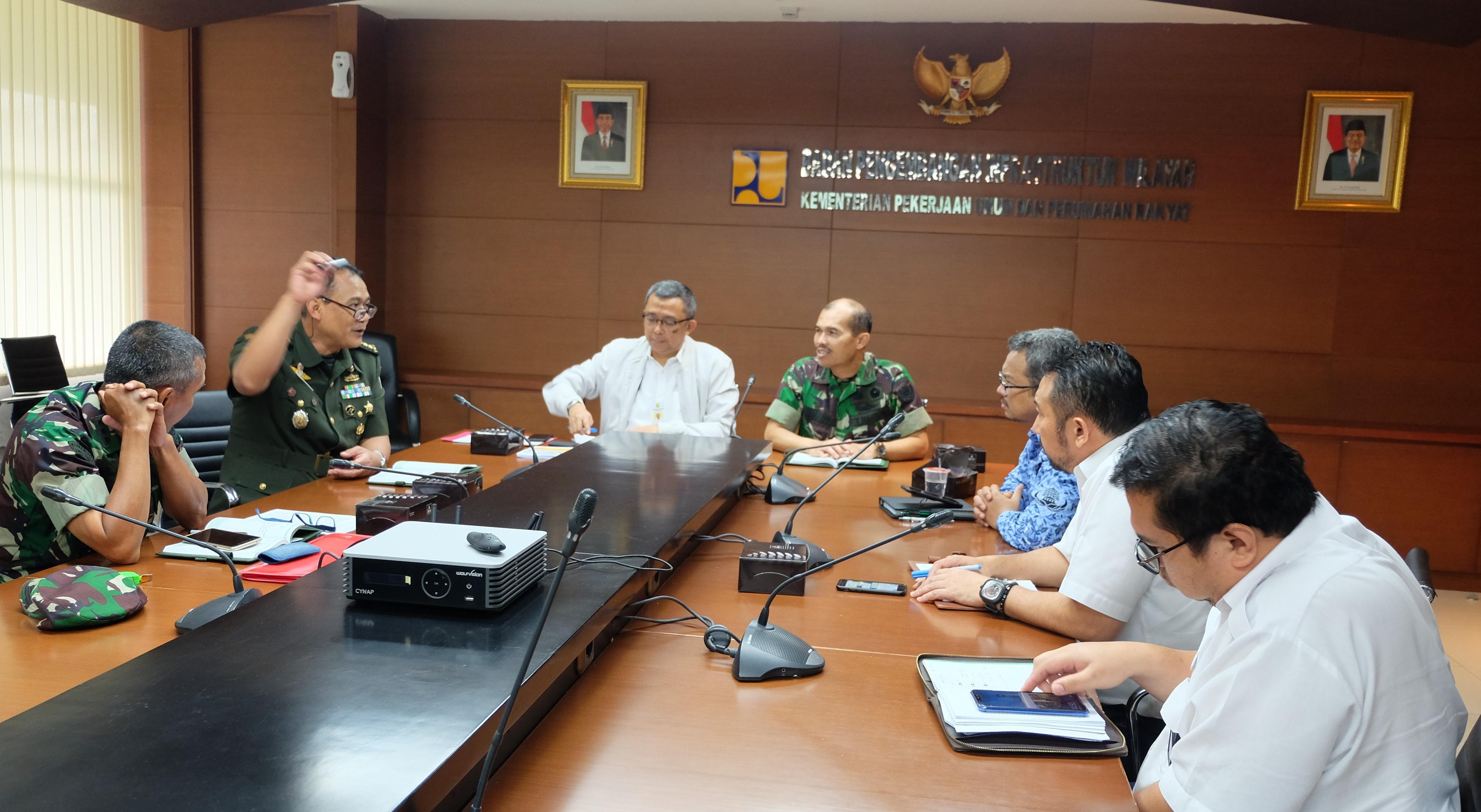 KASAD-BPIW Koordinasi Terkait Akselerasi Pembangunan di Kawasan Timur Indonesia