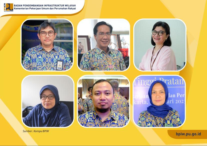 Menteri PUPR Lantik 6 Pejabat Baru di Lingkungan BPIW