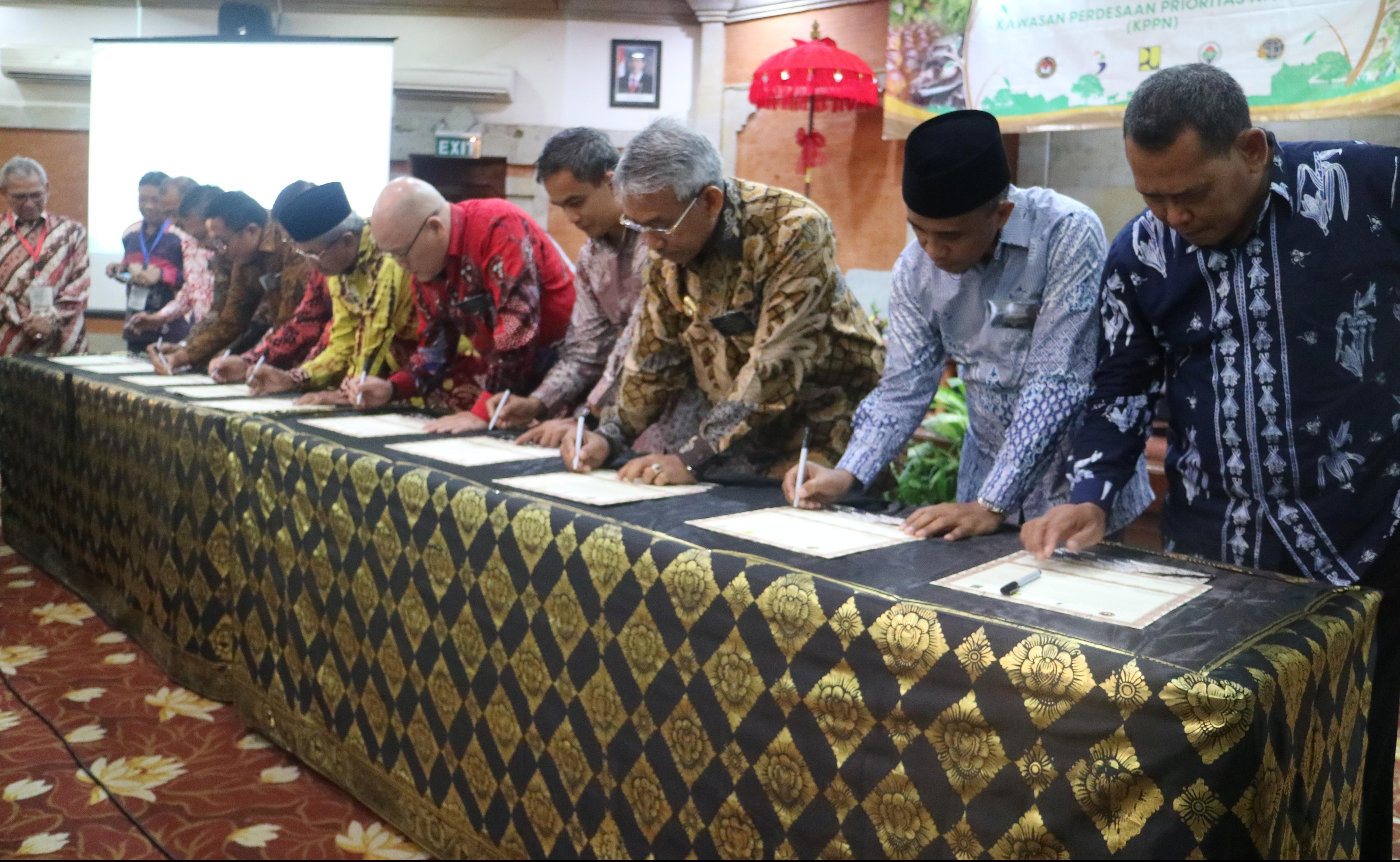 Penandatangan Komitmen 10 Bupati, Langkah Awal Pengembangan KPPN