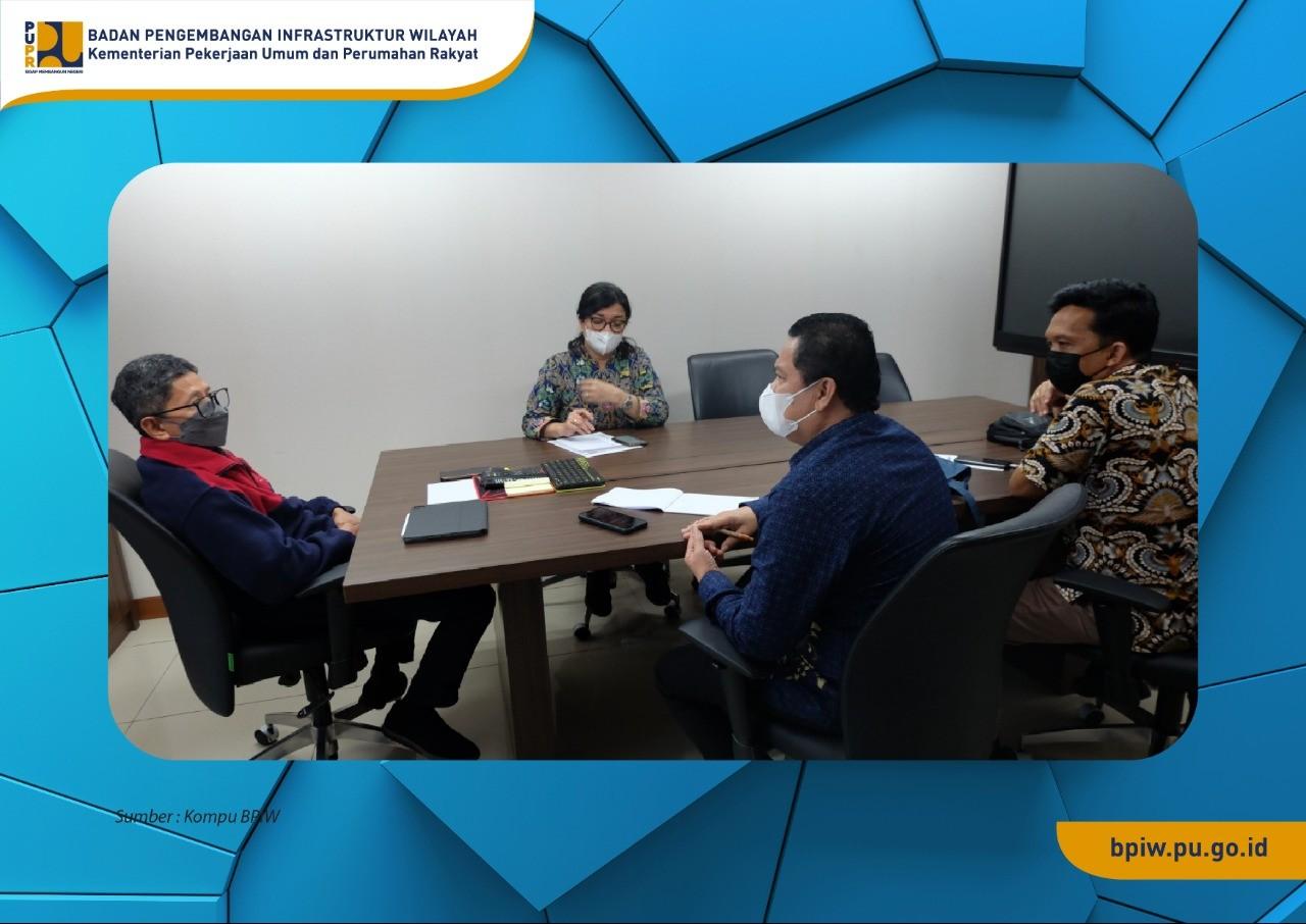 Kunjungi BPIW, Pemerintah Kabupaten Pakpak Bharat Berharap Pembangunan Prasarana Air Bersih Dapat Direalisasikan 