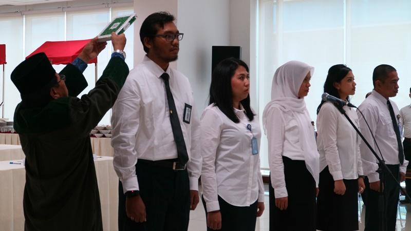 Kepala BPIW Lantik 5 Pejabat Pengawas di Lingkungan BPIW