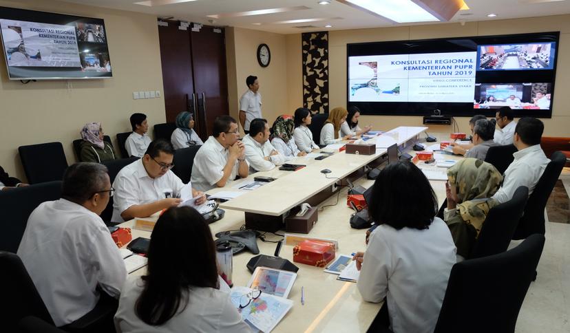 Kementerian PUPR Gelar Konreg Jarak Jauh Ketiga dengan Sumut