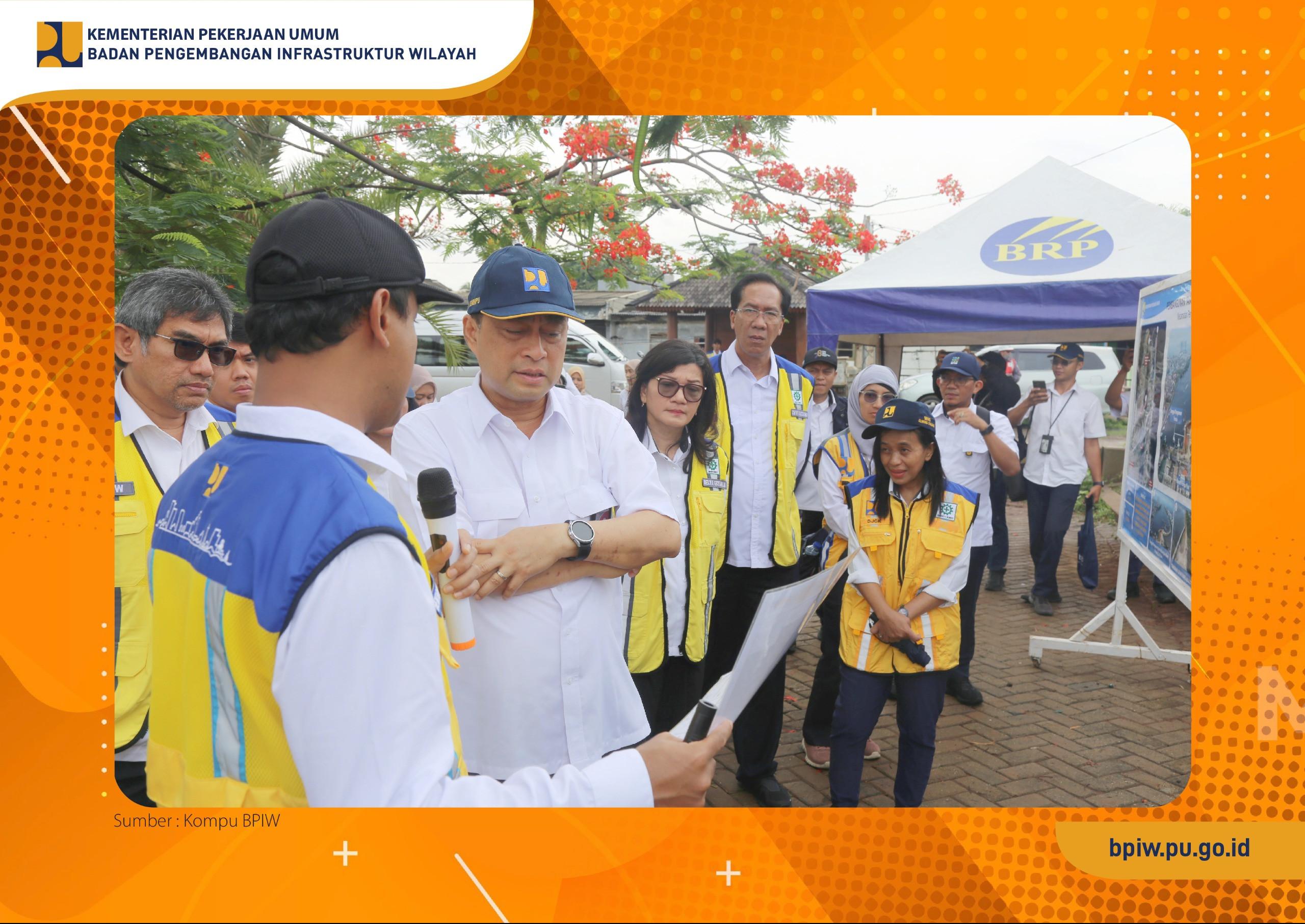 BPIW Kunjungi Infrastruktur Pendukung Quick Wins Ketahanan Air Kementerian PU