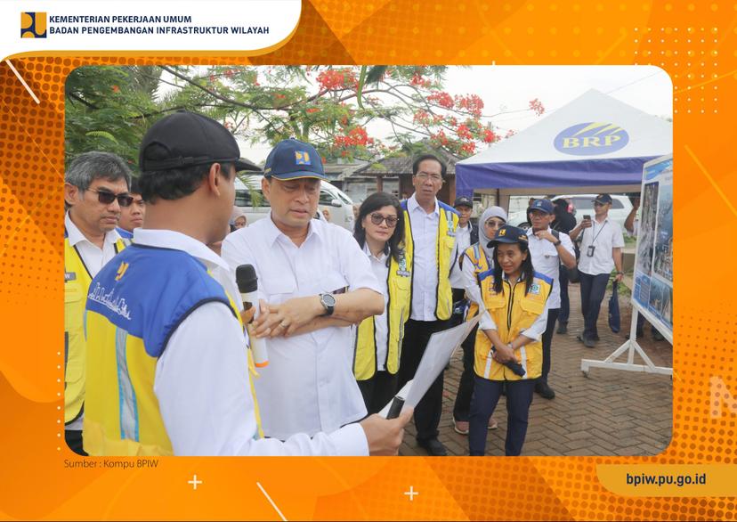 BPIW Kunjungi Infrastruktur Pendukung Quick Wins Ketahanan Air Kementerian PU