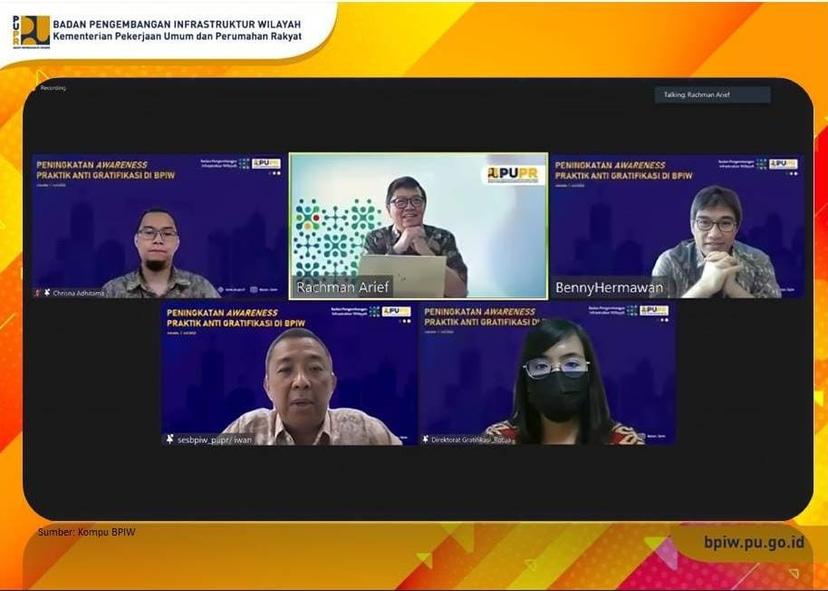 Peningkatan Awareness Praktik Anti Gratifikasi di BPIW