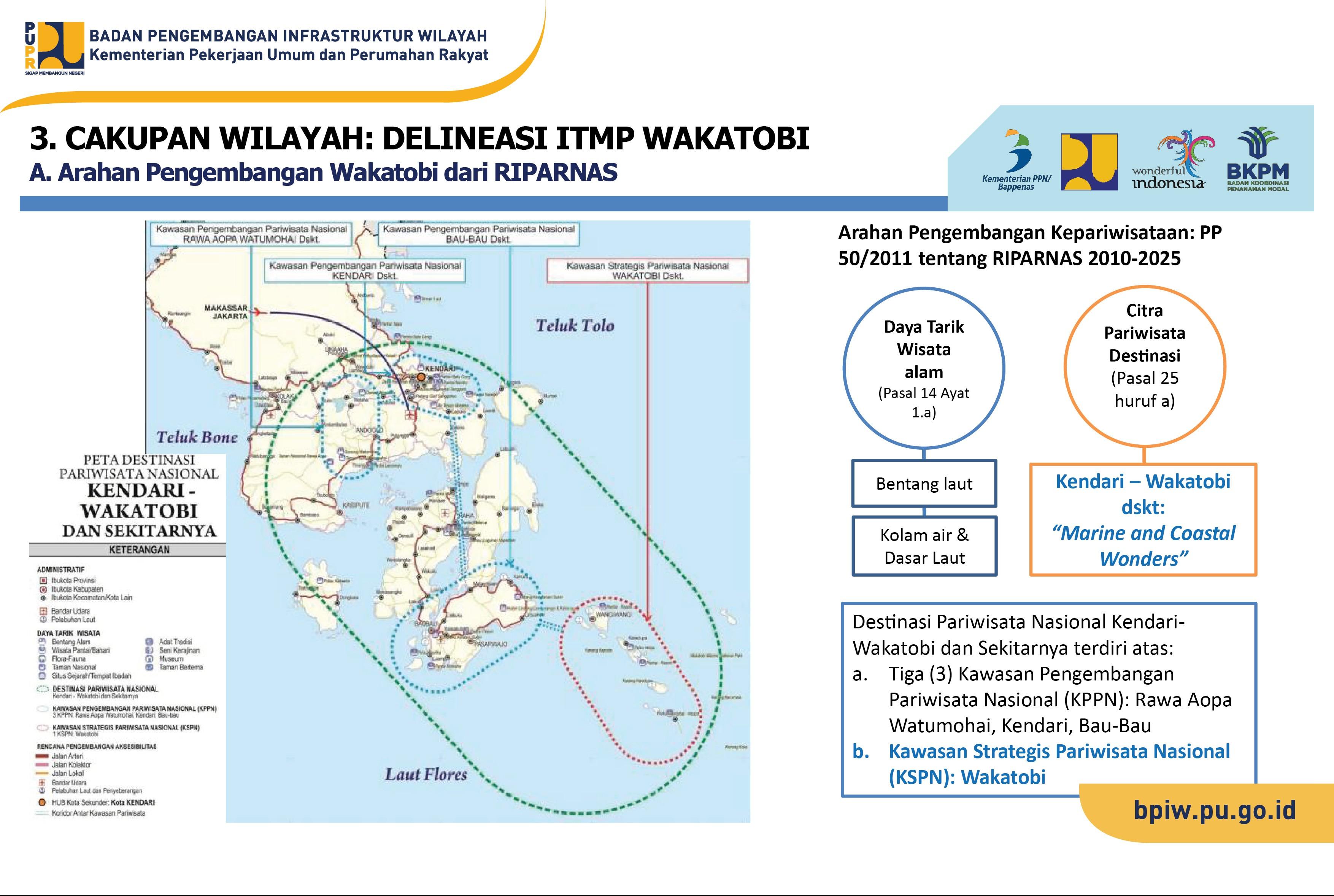 Kepala BPIW Paparkan ITMP Terkait Rencana Pengembangan Kawasan Wakatobi pada Courtesy Meeting