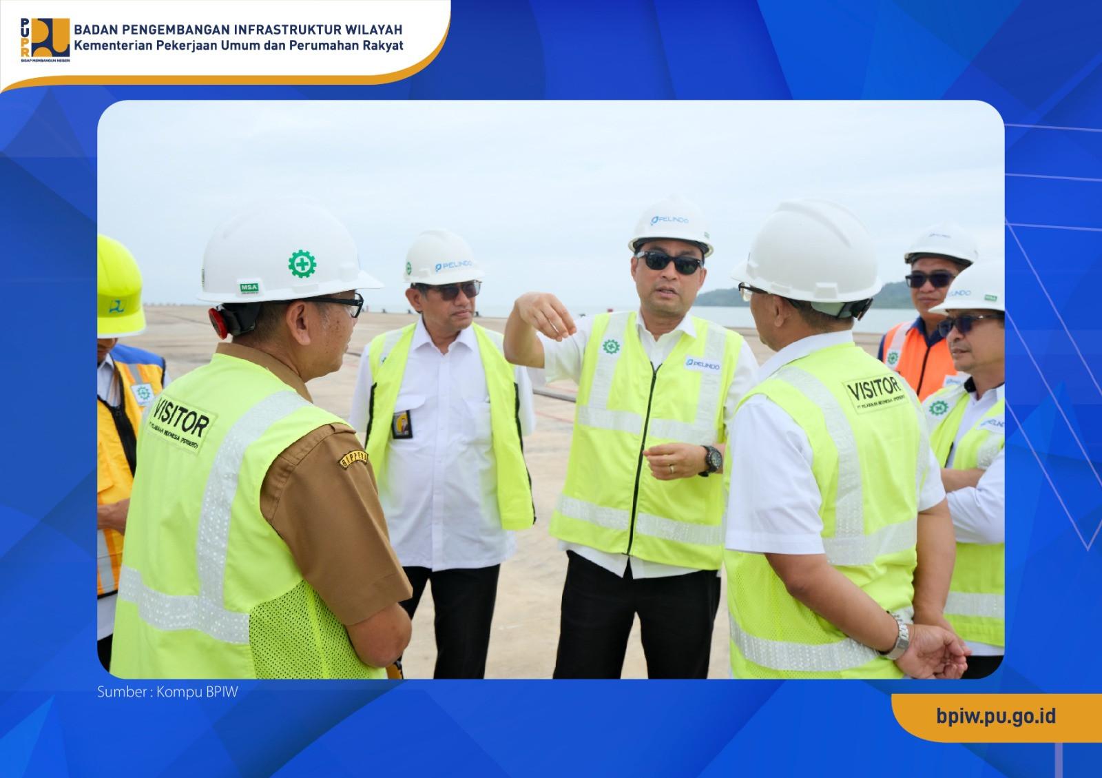 Kepala BPIW Kunjungi Pelabuhan Kijing dan Waterfront Kuala Simpang 