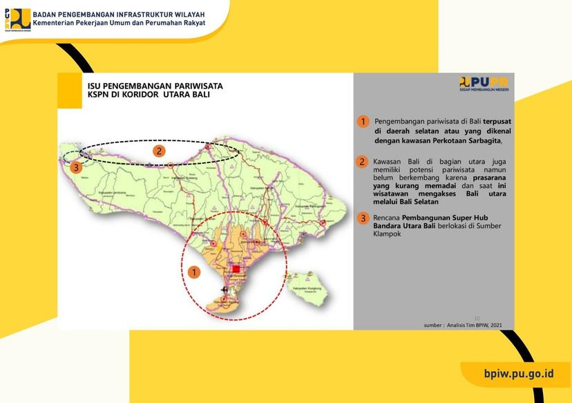 BPIW Dukung Pengembangan Metropolitan Sarbagita dan KSPN di Utara Bali