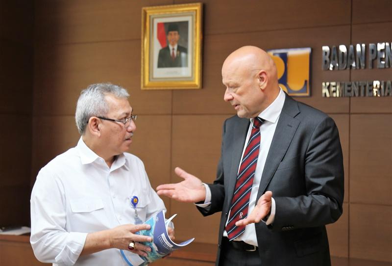 Kementerian PUPR-Unesco IHE Jajaki Peluang Kerja Sama Pengembangan Bidang Pengairan