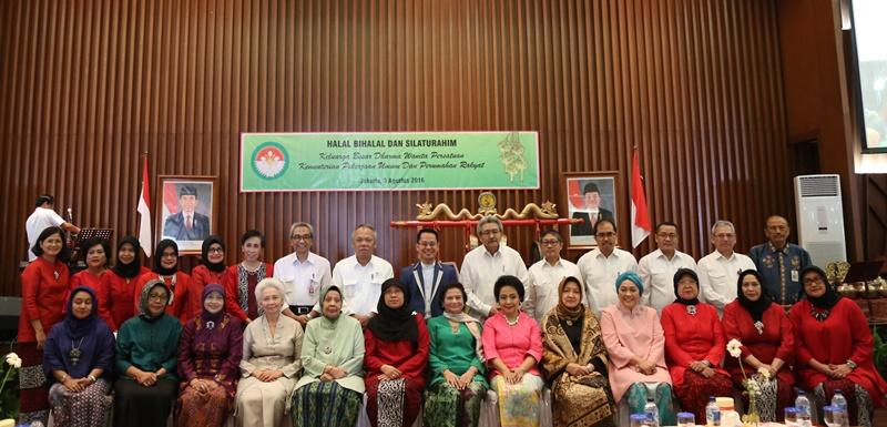 Dharma Wanita Persatuan Kementerian PUPR Gelar Halal Bihalal