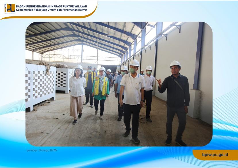 Kepala BPIW Tinjau Tempat Pengolahan Sampah Terpadu RDF/ SRF di Lombok