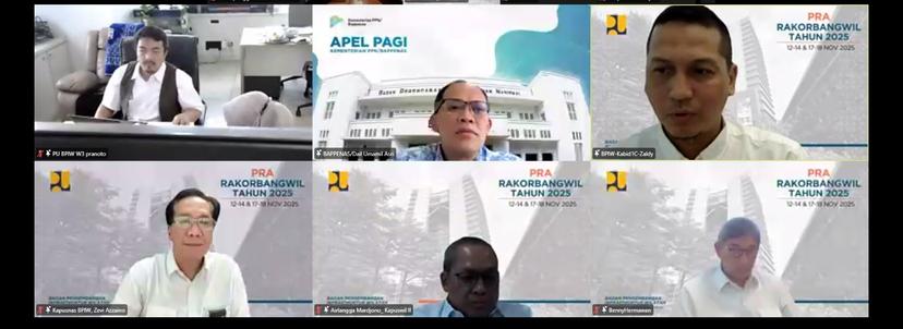 Hari Kedua Pra Rakorbangwil 2025, BPIW Bahas Arah Pembangunan Prioritas Nasional 3