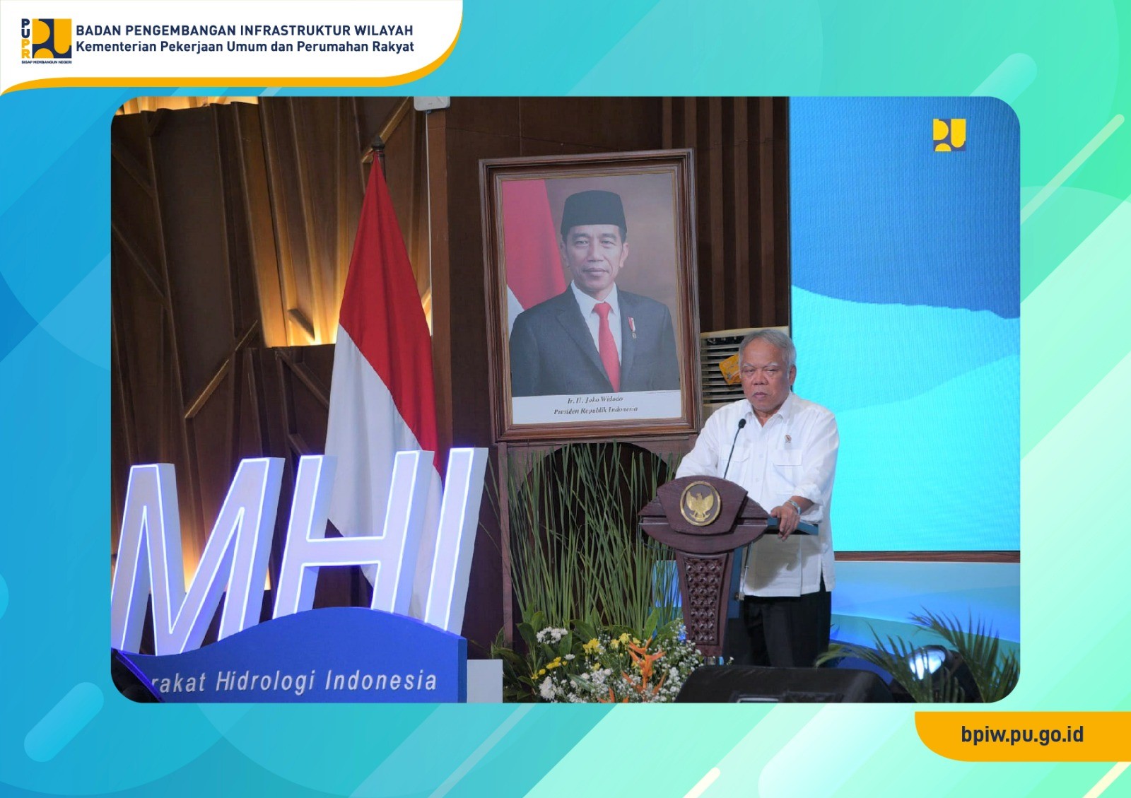 Menteri PUPR Dorong Masyarakat Hidrologi Indonesia (MHI) Terus Berinovasi Mitigasi dan Antisipasi Bencana