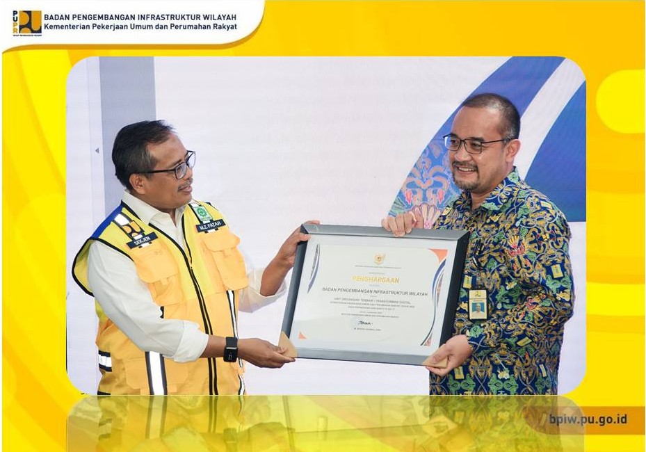 BPIW Raih Unit Organisasi Terbaik I Transformasi Digital Kementerian PUPR 2022