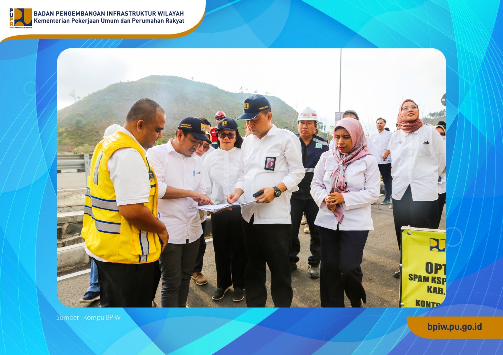 Kepala BPIW Lakukan Tinjauan Lapangan Terkait ITMP di Lombok