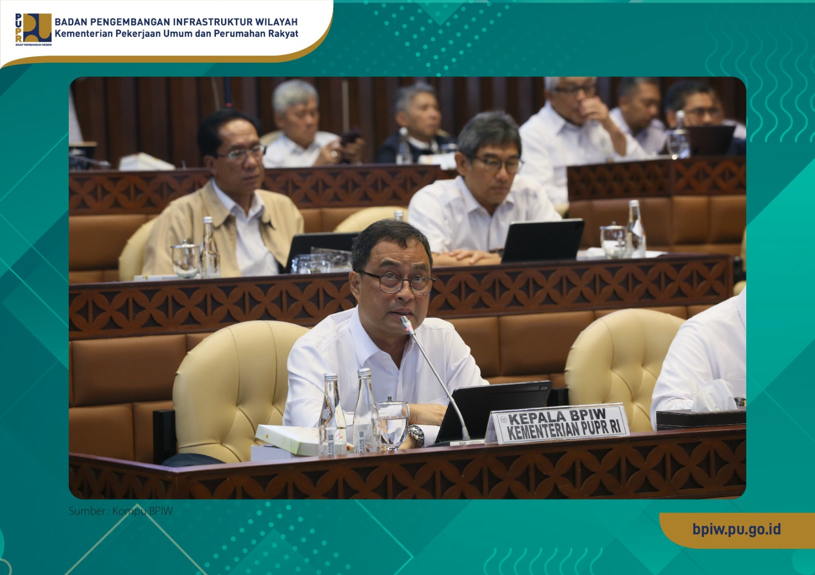 RDP dengan Komisi V DPR RI, BPIW Paparkan Alokasi Anggaran dan Kegiatan 2025