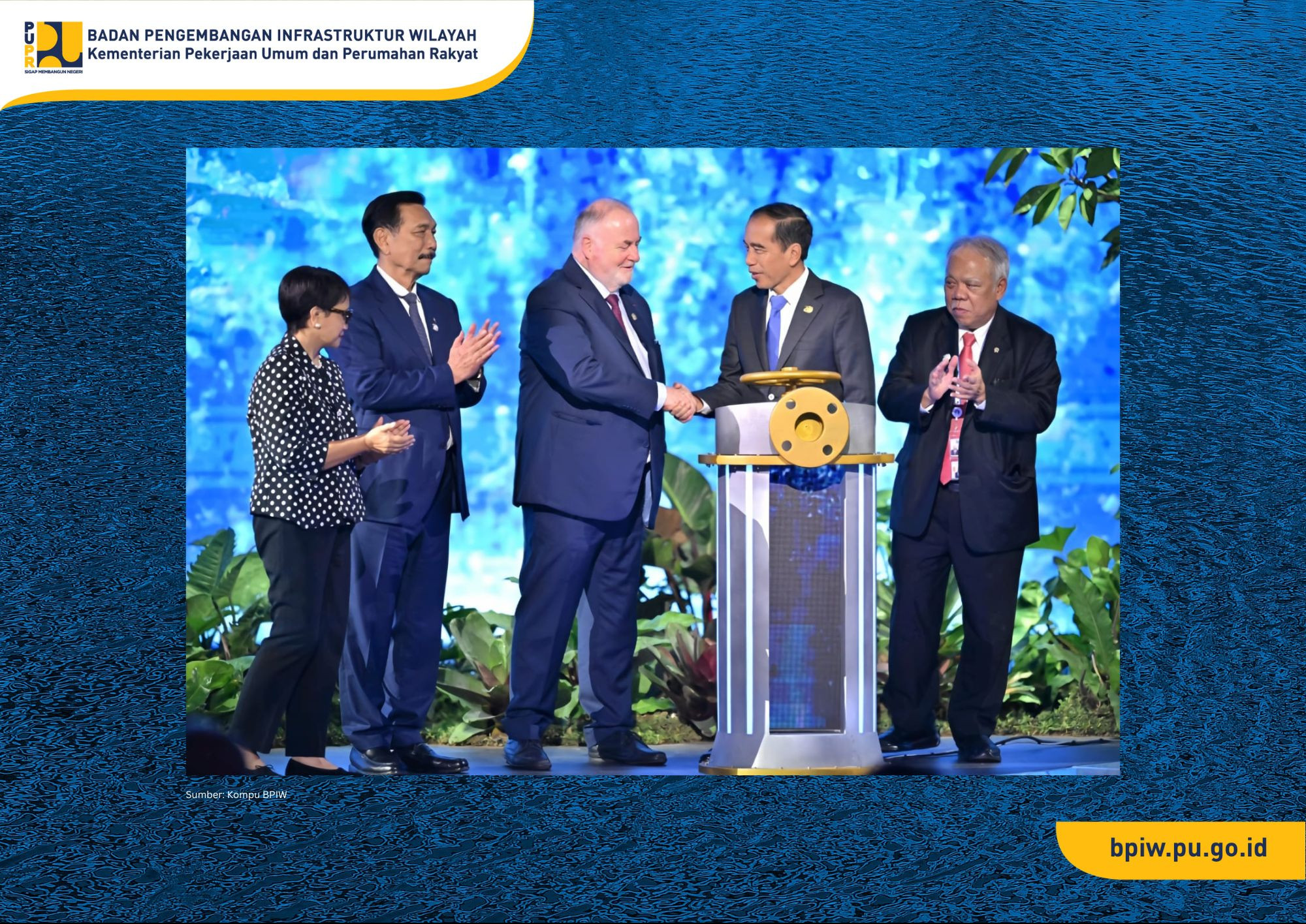 Pembukaan 10th World Water Forum, BPIW Kementerian PUPR Dukung Prinsip Inklusivitas Pengelolaan Air